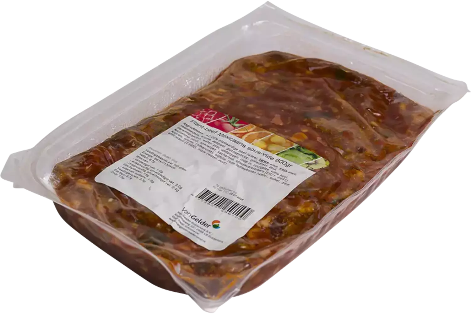 Plant-beef Mexicaans sous-vide 600gr stuk 1